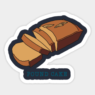 Pound Cake Sticker